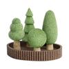 Small Pet Toys 5X Jungle Theme Hamster Chewing Toys Animals Cage Landscaping Natural Habitat Decoration For Squirrel Rabbits