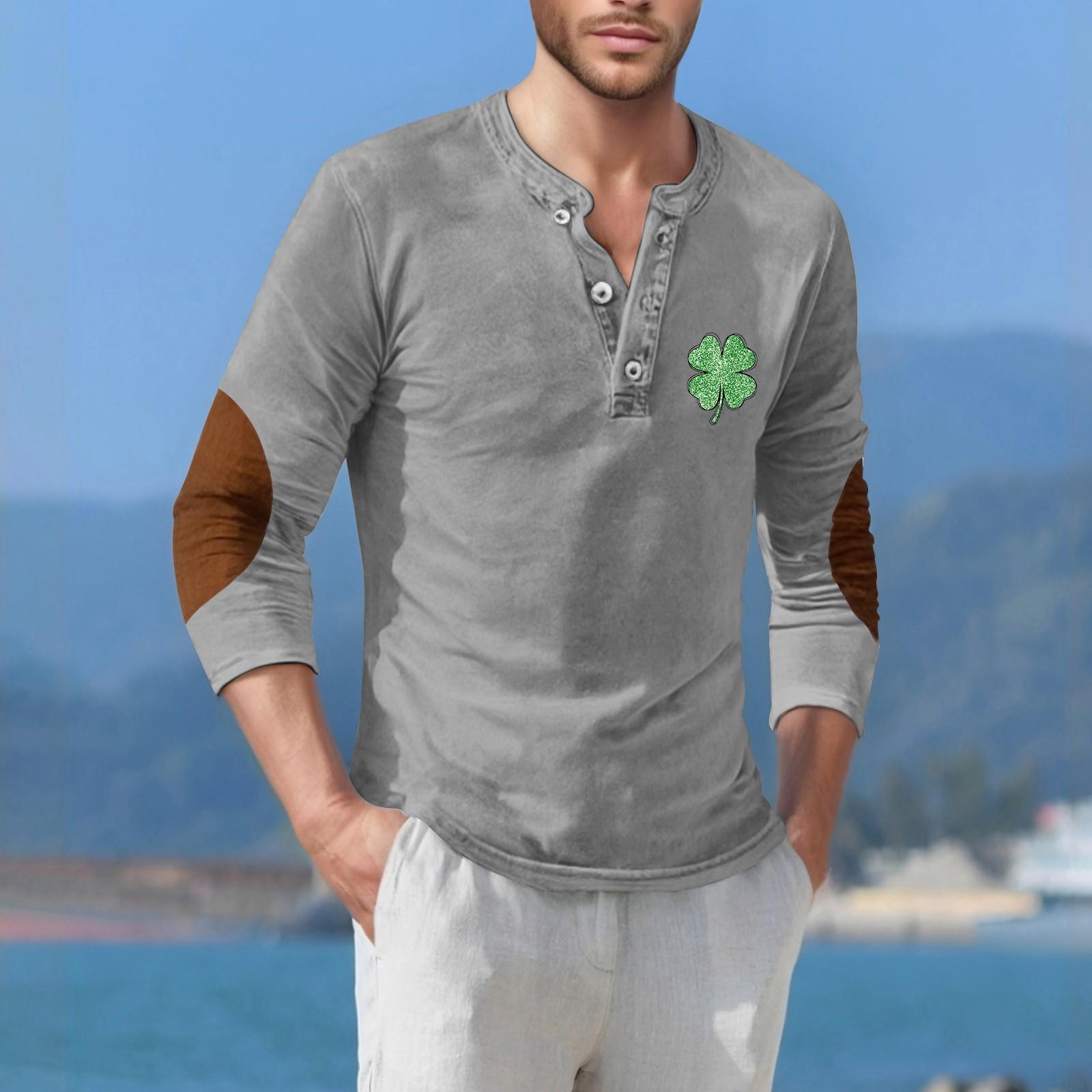 

Мужская футболка уличная повседневная мода с длинными рукавами M