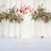 Golden Vases Wedding Table Decoration 100 cm High Vase  Metal Column Flower Stand Geometric for Birthday Party Home Decoration