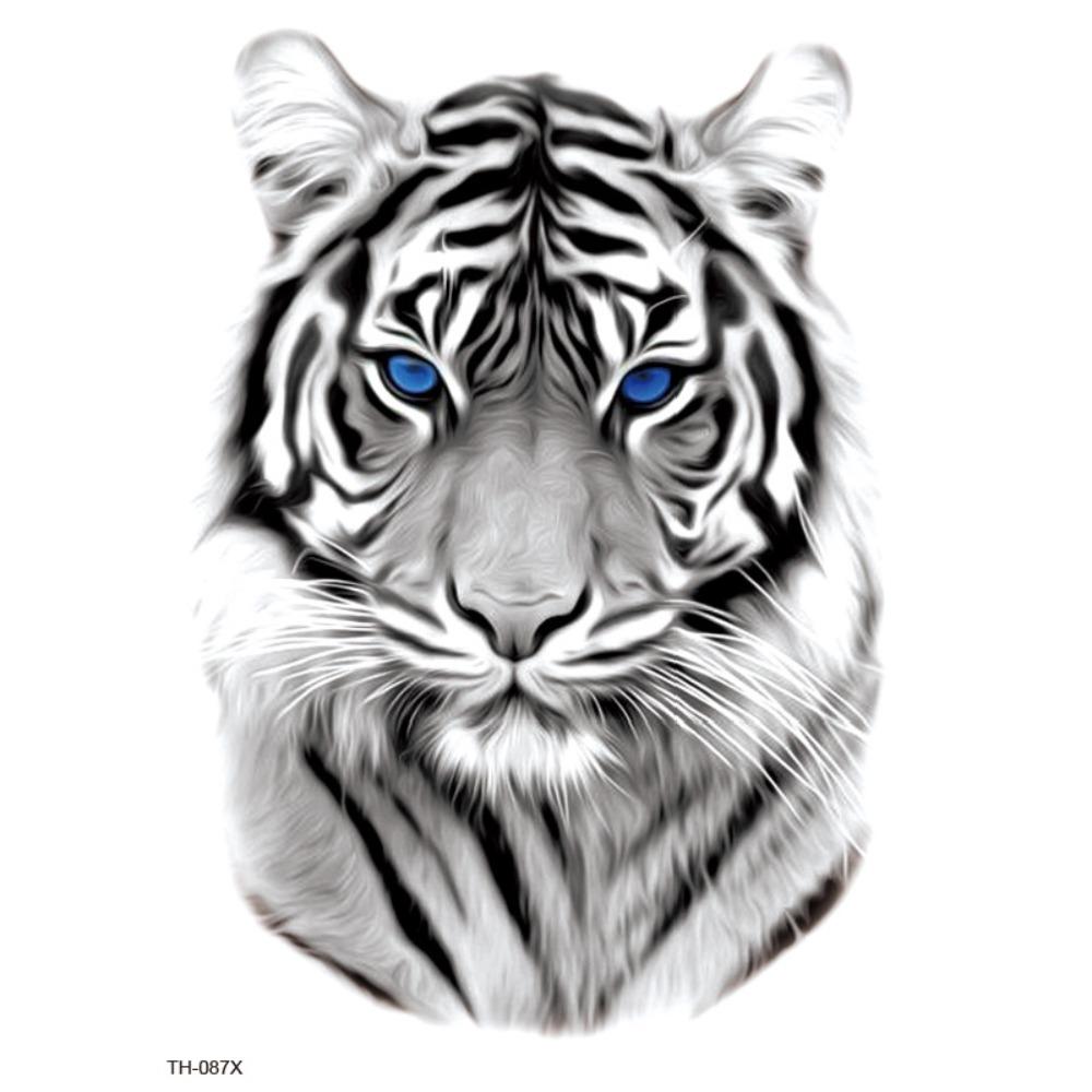Water Transfer Decals Tiger Lion Wolf Tattoo Stickers Animal Body Art Tattoo  Finger Hand Legs