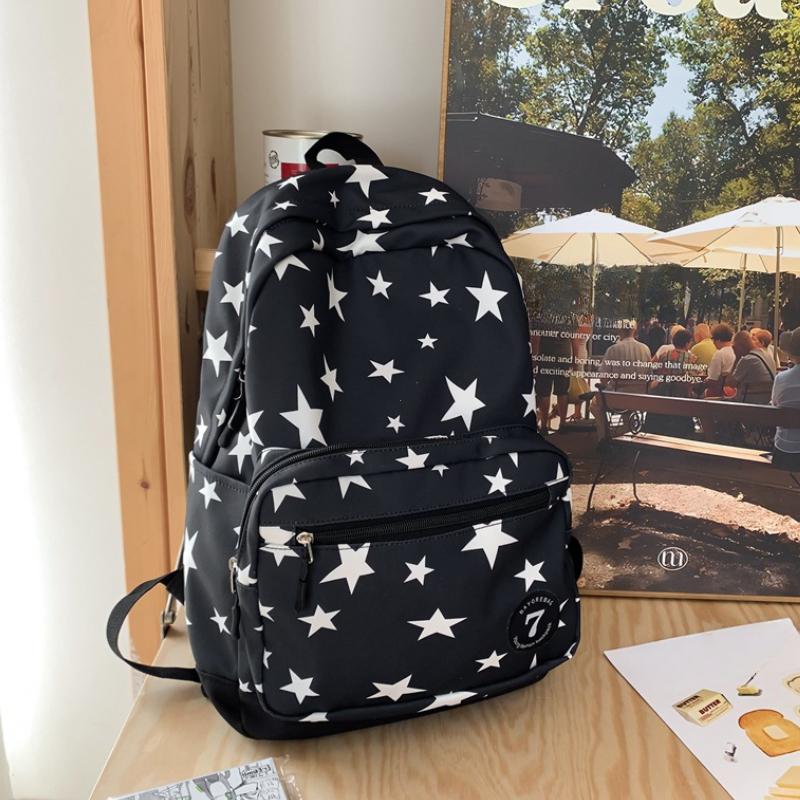 Women Men 17 Inch Star Laptop Backpack College Bag Cute Travel Backpack Student Back To School Casual Bookbag