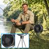 Ventilateur Portable Rechargeable avec Longue Autonomie pour la Pêche et la Randonnée en Plein Air