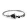 Fashion Nylon Bracelets For Men Women Couple Gifts Wrap Braided Wristband Male Bracelet Rope Alloy Hook Anchor Bangle
