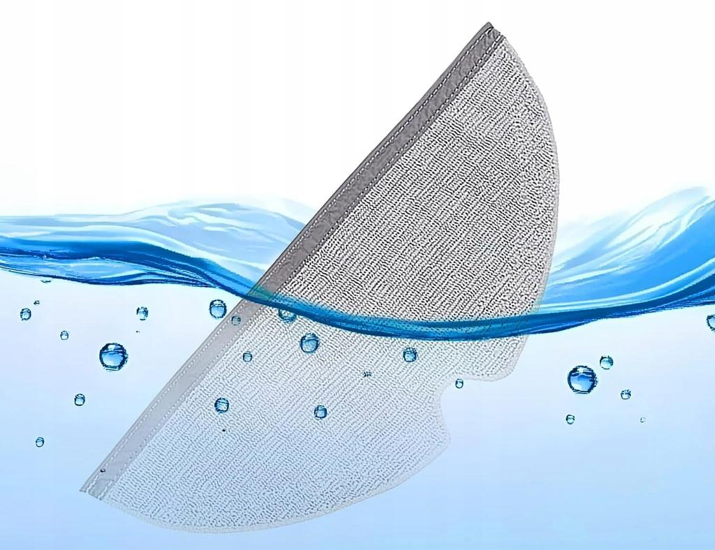 Mops, Cloths, Covers for Roborock S5 Max, S6, S6 Max V, Q5, Q7 - 8 pcs