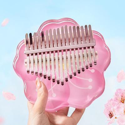 Transparent Kalimba Mini Fingers Piano 17/21 Keys Keyboard Instruments Gift Thumbs Piano Leisure and Entertainment