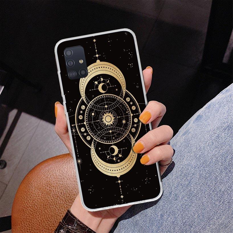 Moon Mystery Totem Witche Phone Case For Samsung Galaxy A52 A32 A22 A12 A51 A31 A50S A30S A20S A10S Note 20 Ultra 10 Plus S10 A7