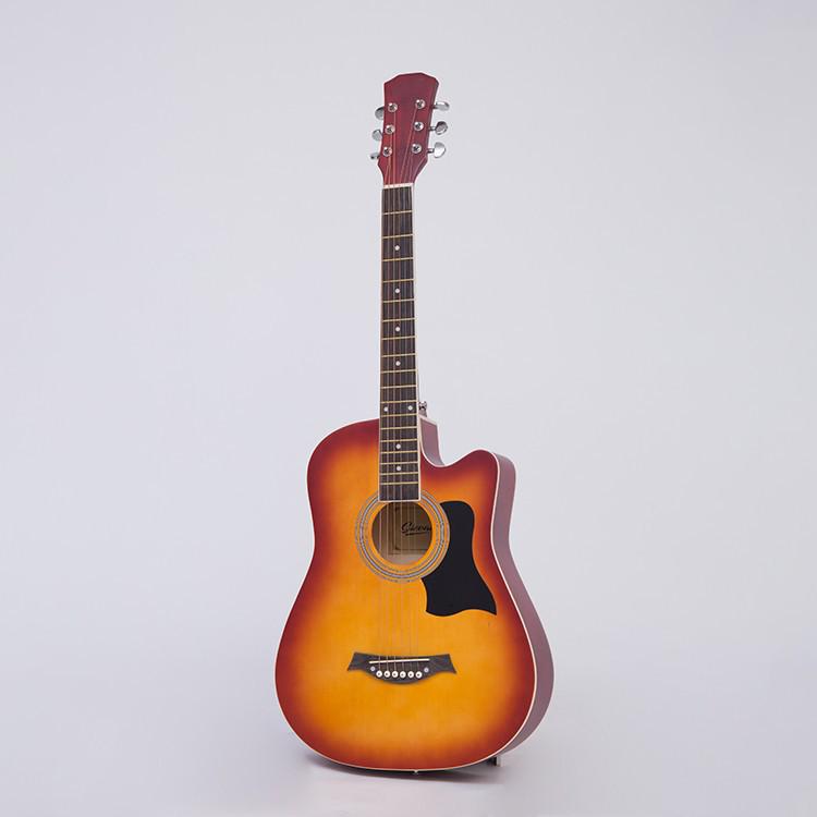 38 Spruce Solid Top Acoustic Folk Guitar