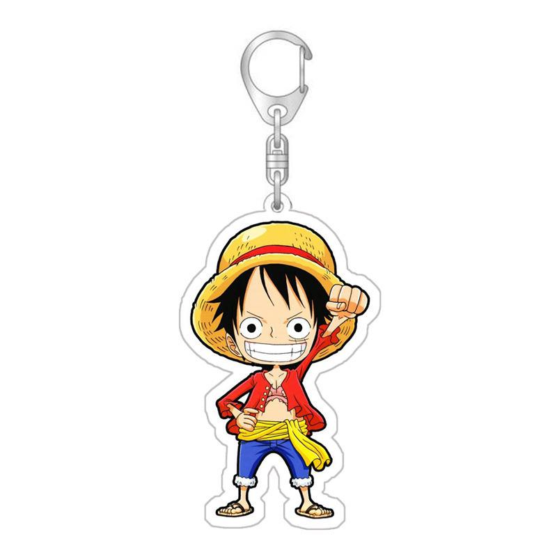 

Брелок Аніме One Piece Брелок, Аніме Периферійний Акриловий Брелок, Луффі, Зоро Мультяшний One Piece Брелок для Сумки 9919