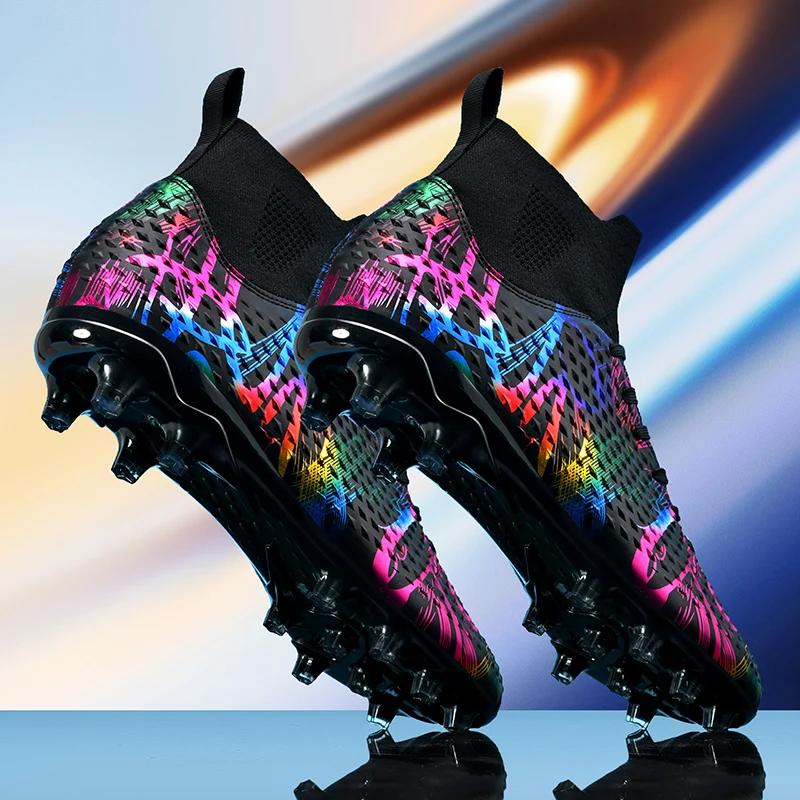 Neue Herren Fußballschuhe Sportbekleidung Strapazierfähig Professionelle Fußballschuhe Studenten Indoor Rasen Gesellschaft Training Kinder Fußballstiefel