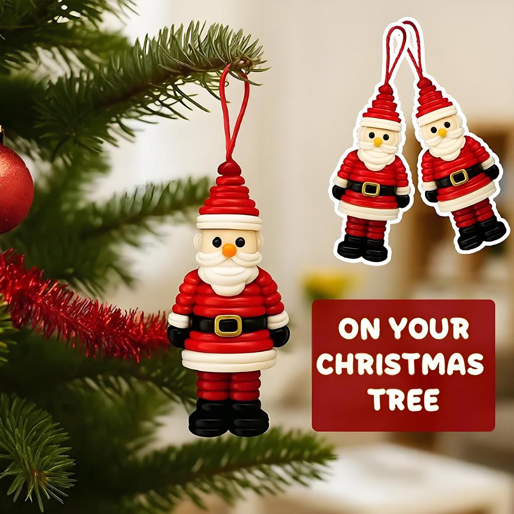 Christmas Diy Button Ornament Kit Fun Button Decoration Craft Kit Button Craft Making Set for Holiday Stocking Filler Gift Decor