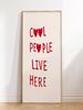 Minimalist Heart Poster  Funny Aesthetic Typography Quote Print Canvas Painting for Girly Home Decor  Trendy Wall Art