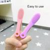 2 Pcs Facial Pore Silicone Cleaning Brush Face Nasal Double-side Massage Brushes Soft Nose Head Wash Brush Beauty Skin Care Clean Tool