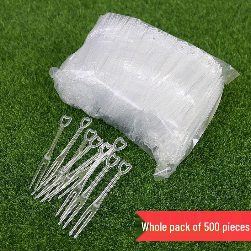 ZISIZ Individually Wrapped Disposable Fruit Forks