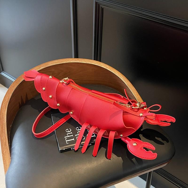 Ins Style Creative Bag Women 25 Niche Design Internet Celebrity Lobster Funny One-shoulder Cross-body
