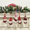 Christmas Decorations: Pendant, Santa Claus, Christmas Tree Pendant, Faceless Doll Cute Mini Faceless Dwarf Home Holidecorations