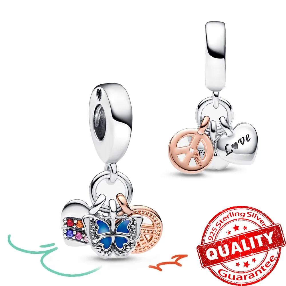 Cuivre Original Noël Bonhomme de Neige Flocons de Neige Ballons à Air Perles Breloques Pour Bracelet Collier DIY Cadeau Femme