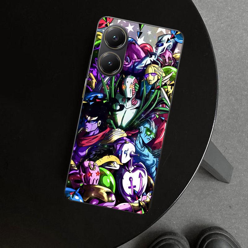 JoJo's Bizarre Adventure Hot Anime Phone Case Cover for Xiaomi Poco X6 X5 X7 Pro F7 Ultra Redmi 15C 15 13C 13 12C 12 10C 10 10A