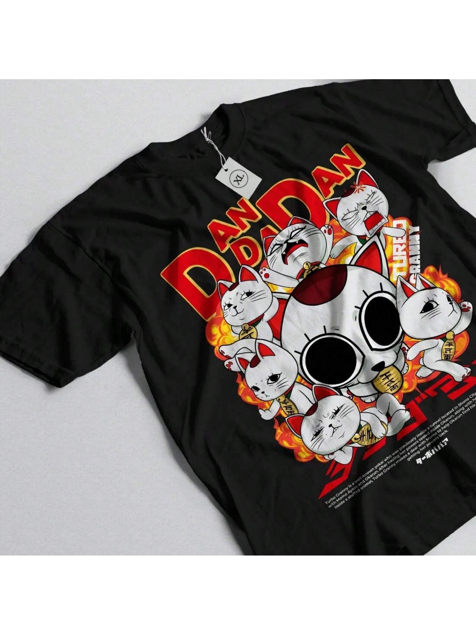 Dandadan T-Shirt Turboabuela Japanaise Anime Manga Gift Exclusive Shirt All Size S разноцветный