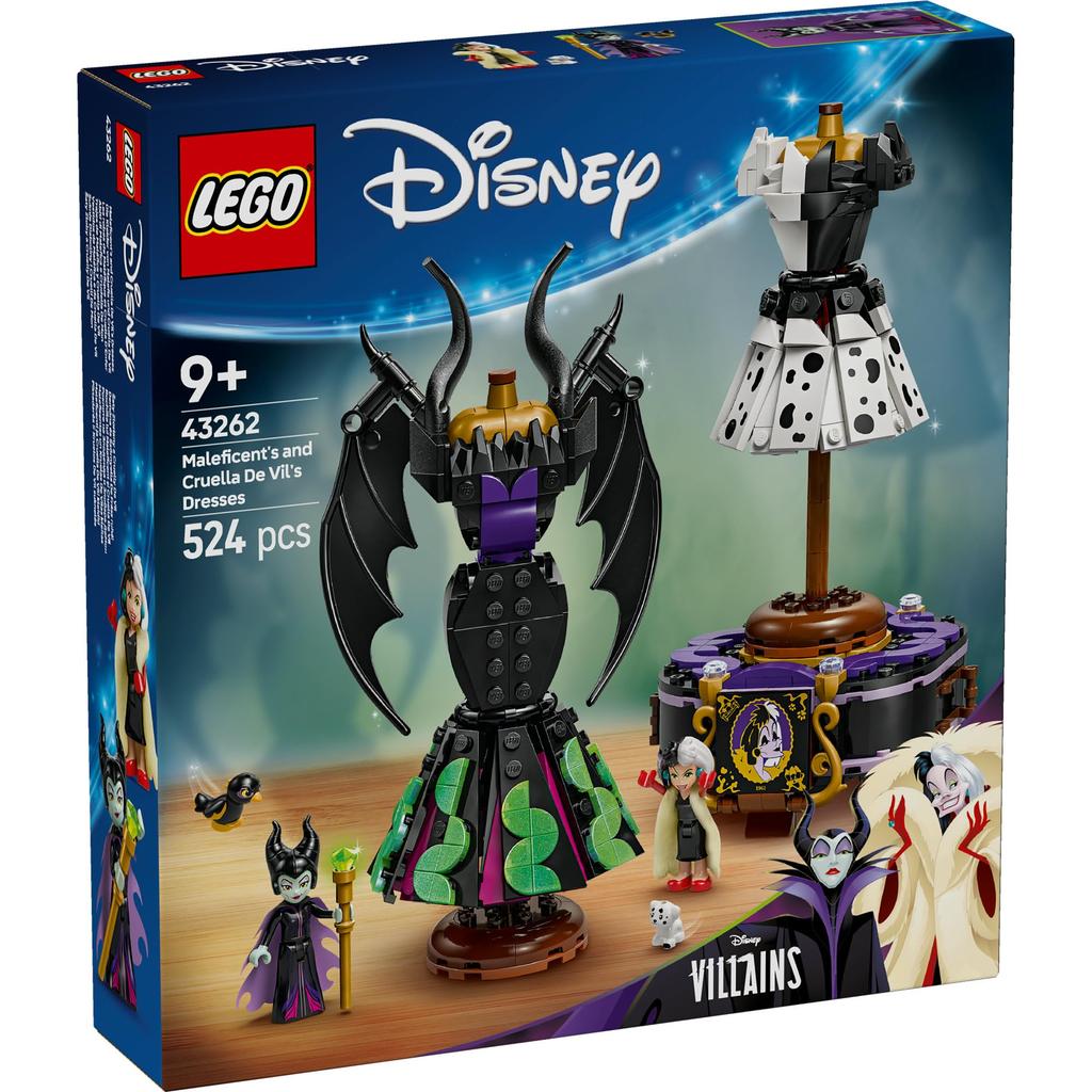 LEGO Disney Maleficent Cruella Kleid Set 43262