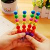 10Pcs Lollipop Building Block Pencil Graffiti Pen for Children Birthday Party Favors Student Back To School Gifts Pinata Fillers