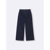 Gu By Uniqlo Denim Tuck Trousers  Standard Length 70.0 To 74.0 Cm 