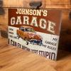 Custom Text Metal Sign 8x12in Personalized Name Aluminum Plaque Retro Wall Decor Garage Room