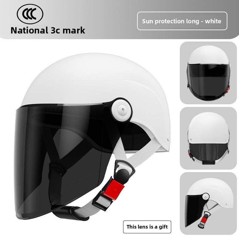 Electric Car Helmet Men and Women Cute Half Helmet