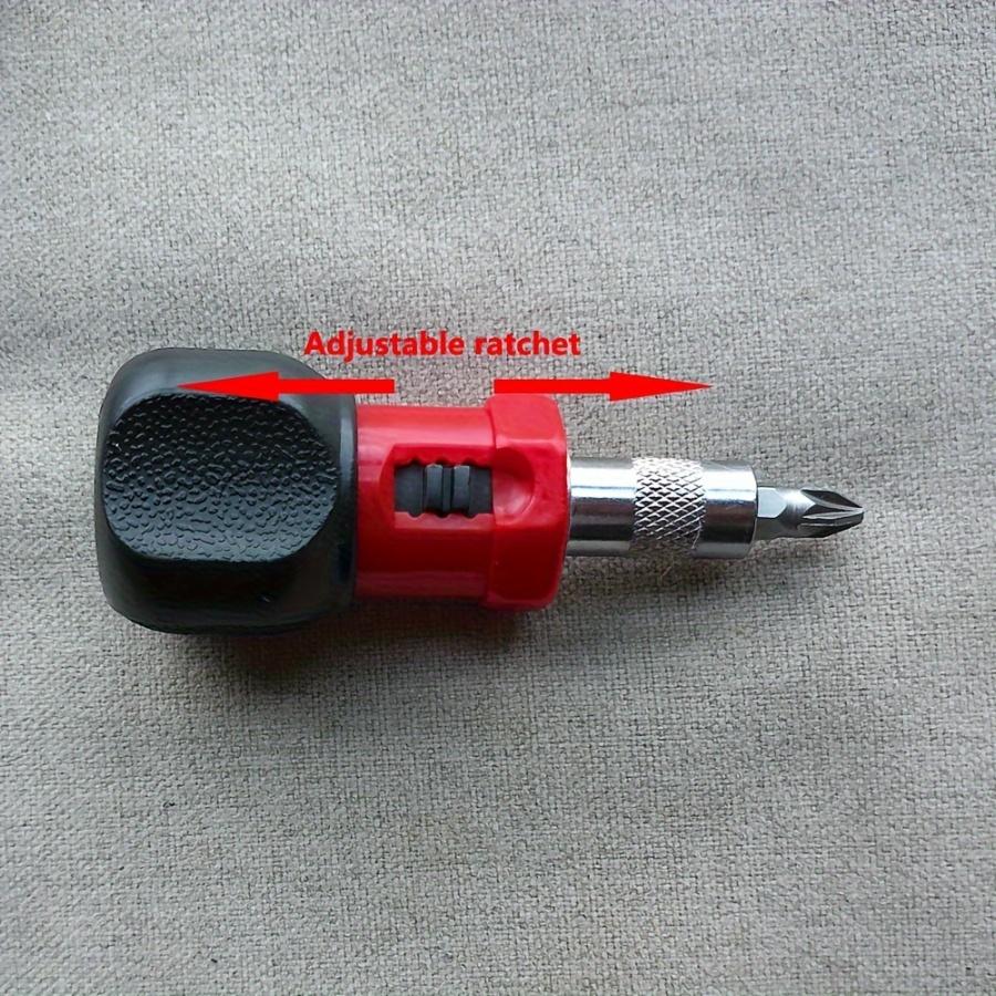 [Hand Tool Kit] Multi-Function Mini Ratchet Screwdriver Set - Steel, Reversible, Quick Operation,Durable, Mixed Color,Home Use, Drill Combinationcable