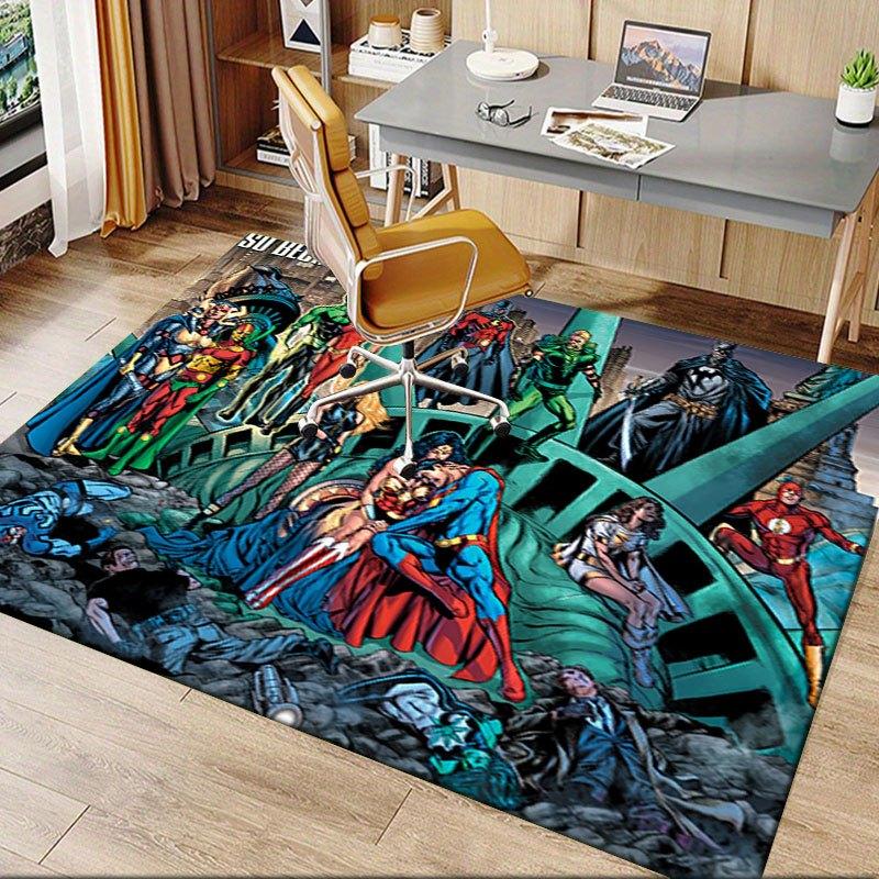 "Justice League: The End - DC Comics Poster"Office Mat Home Decor Gift For Halloween & Christmas LC9