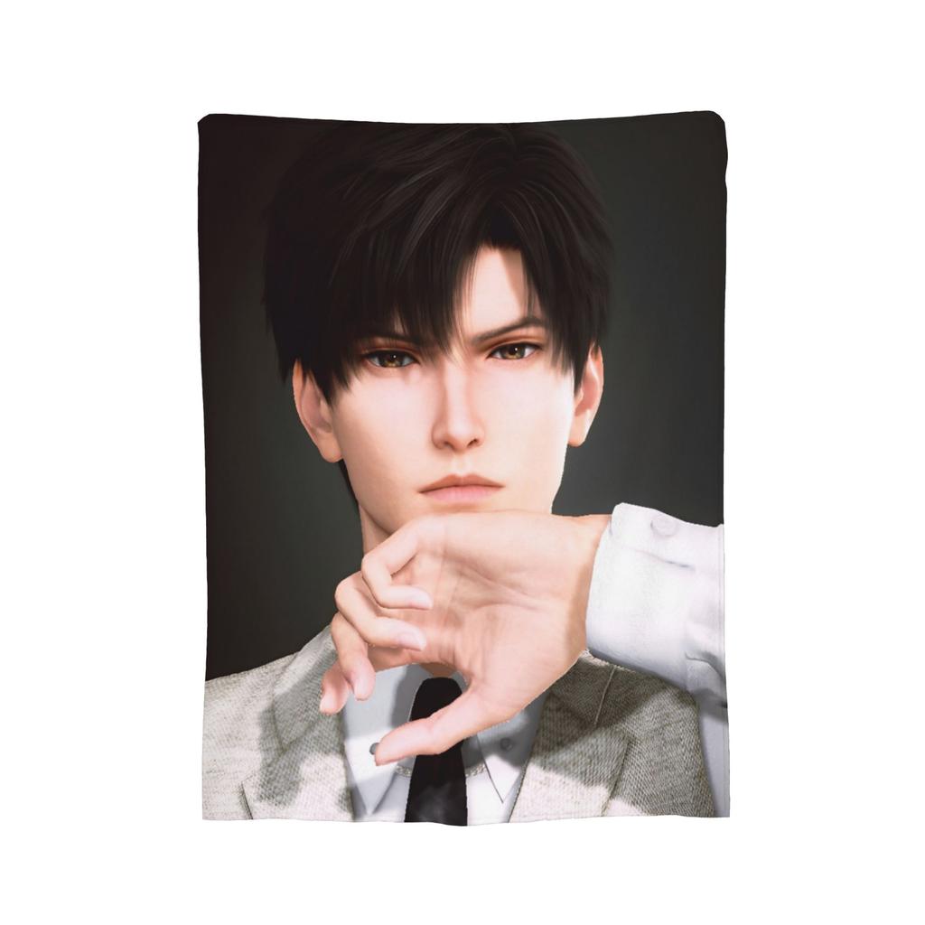 Love And Deepspace Zayne Blanket Flannel Winter Multi-function Soft Throw Blanket for Home Travel Bedding Throws