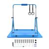 VEVOR Gymnastic Bars for Kids, 63.5 Kg Capacity Folding Training Kip Bar with Mat, Adjustable Height Gymnastic Horizontal Bar for Home