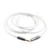 EAQKVX 8-Core Silver Audio Extension Cable 3.5mm Female To Male 2m Brown Black Earphone Extension