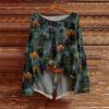 Long Sleeve Shirts For Women Print Graphic Tees Blouses Casual Plus Size Basic Tops Pullover