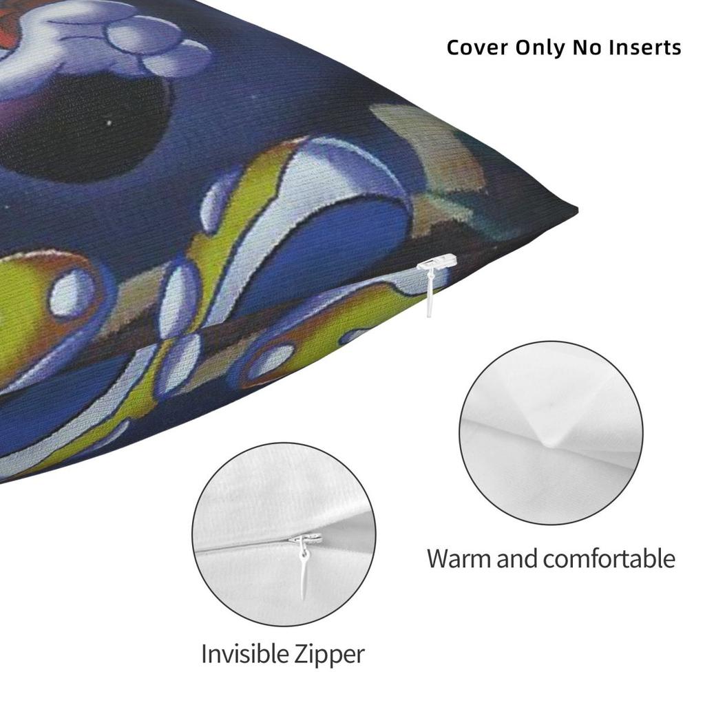 Ps1 Rayman Game Vintage Gamer Gaming Gamer Girl Videogames Pillowcase Polyester Cushion Comfort Throw Pillow Sofa Cushions Used