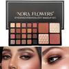 24-Farben Smoky Eye Lidschattenpalette: Matte Erdtöne & Highlighter