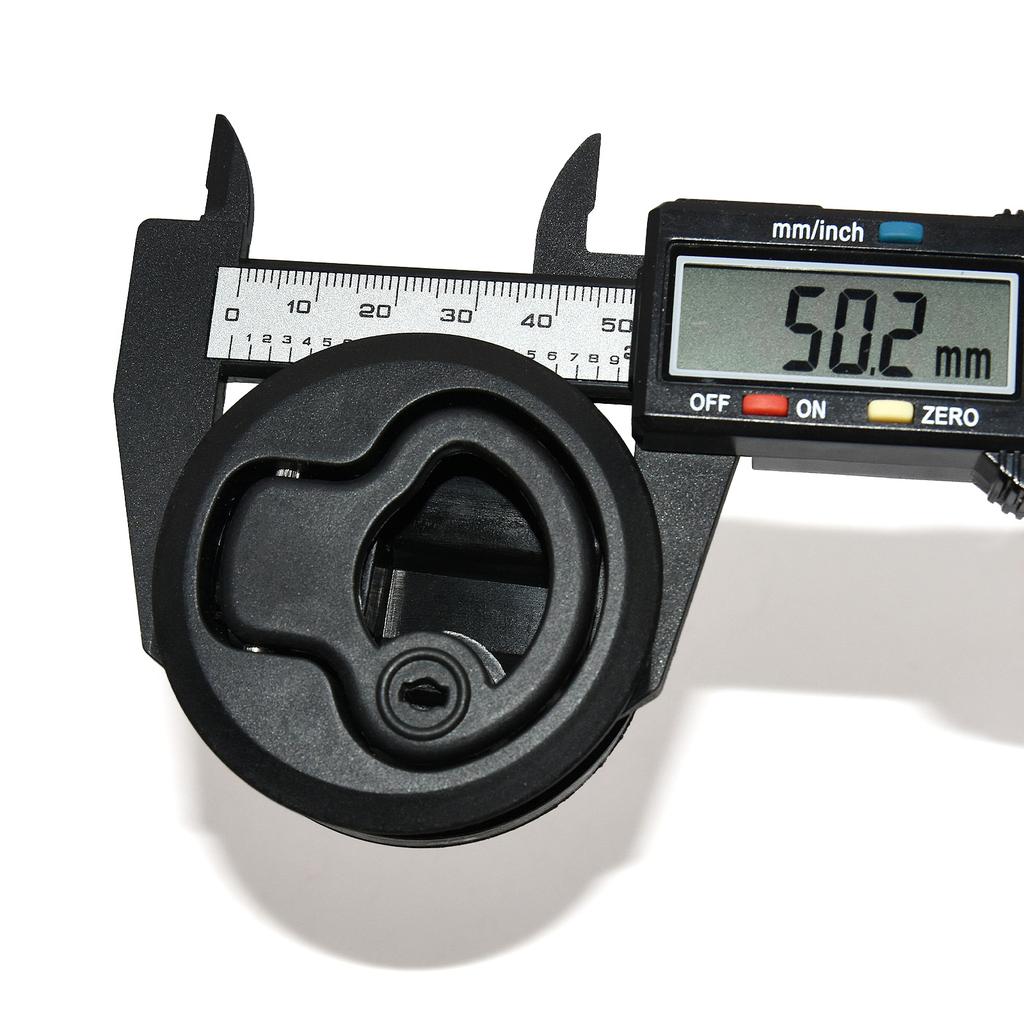 1 STÜCK Kunststoff Rundschloss mit Schlüssel Marine Riegel Tür Schrank Schloss Riegel Bündiger Türaufzieher Schließfach Luke für Wohnmobil Yacht Boot Zubehör