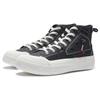 Li Ning Slip Resistant Abrasion Resistant High Top Skateboard Shoes Men's Black Gray AGCR239-2