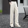 Silkbay Women's High-Waist Wide-Leg Casual Pants