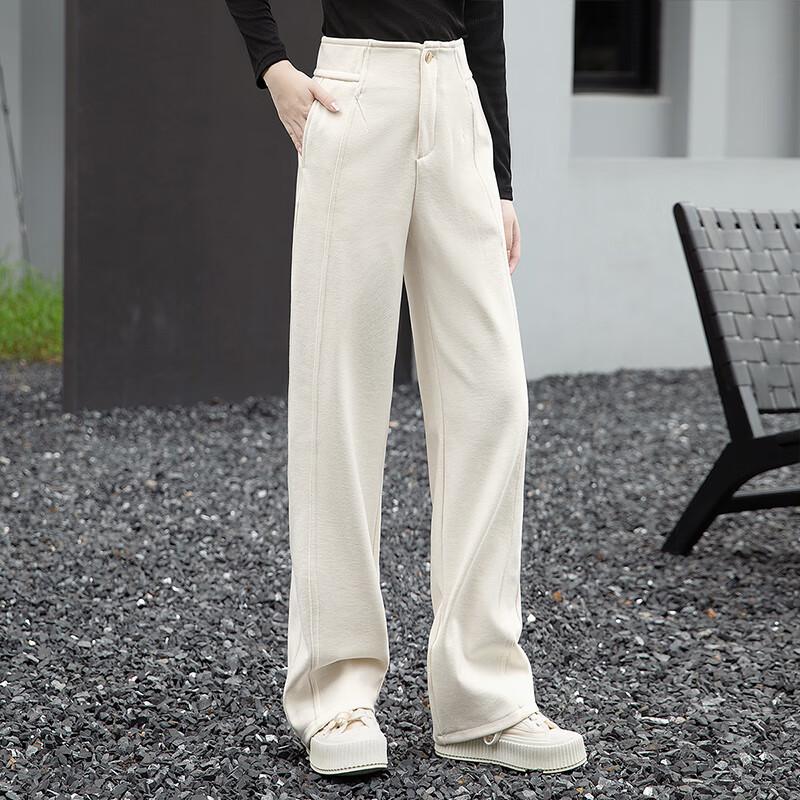 Silkbay Women's High-Waist Wide-Leg Casual Pants