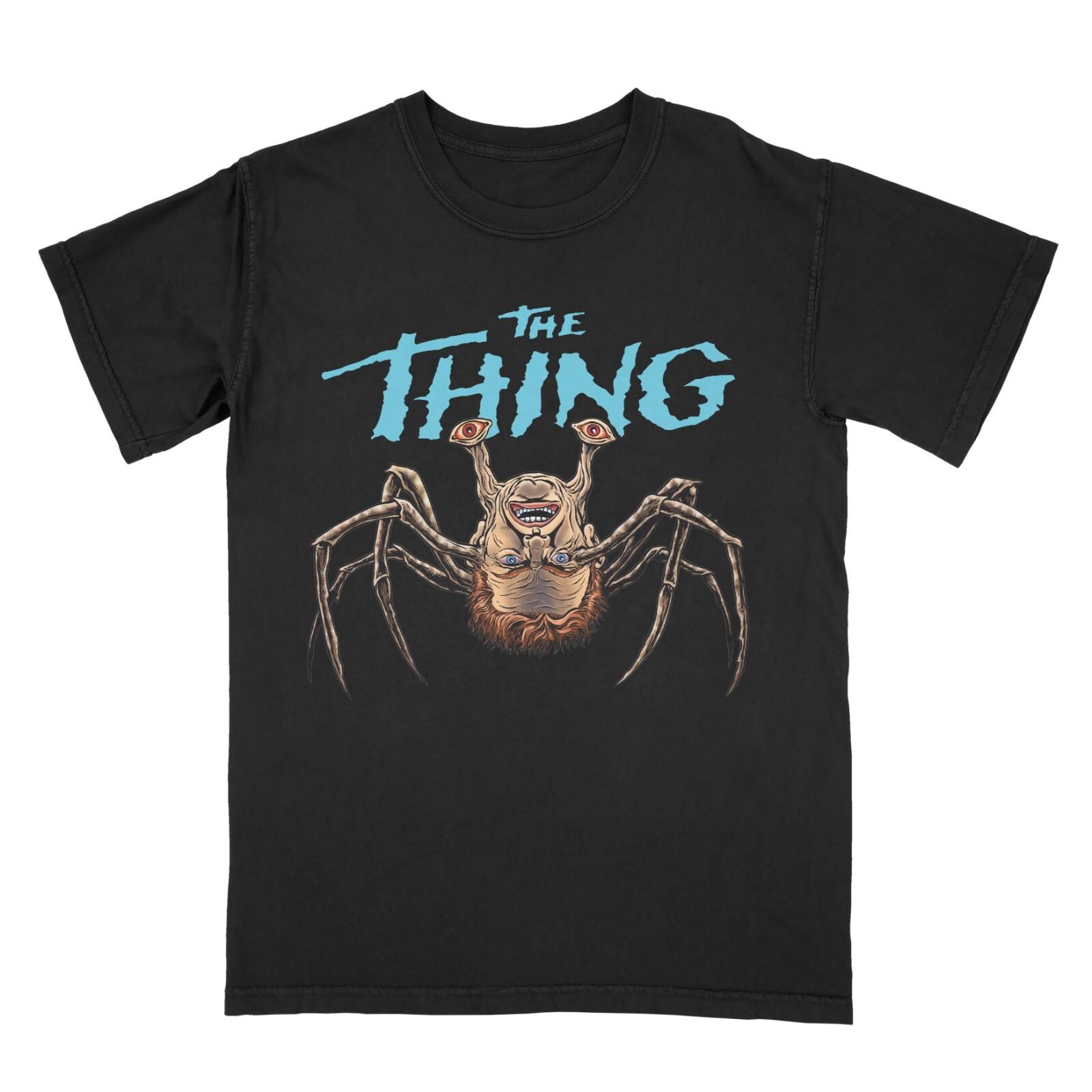 The Thing Movie T Shirt, Retro 1982 Horror Sci Fi Film Graphic Tee Memorabilia XXXL