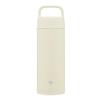 Stainless Mug 500ml Handle Type Dishwasher Safe Seamless Lid 2-Part Cleaning Ecru SM-RS50-WZ