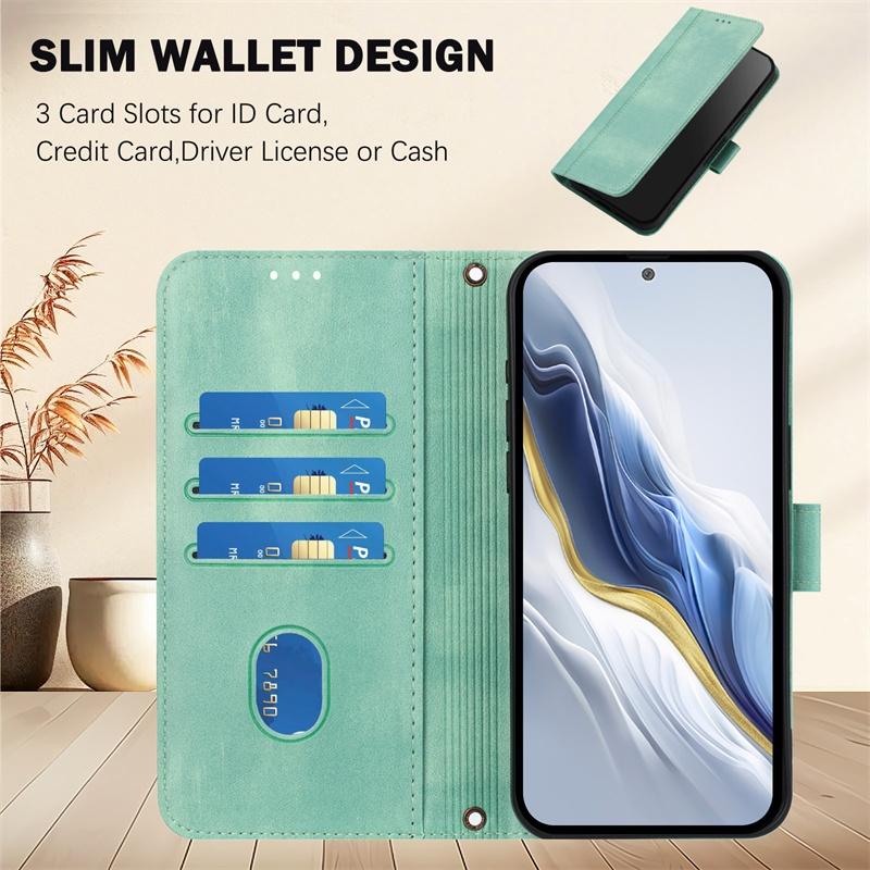 Casing For Realme C11 2021 C12 C15 C17 C20 C21 C21Y C25 C25S C30 C30S C55 4G Leather Wallet Pocket Card Slots Flip Case Cover