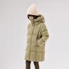 EBAER Kids' 2024 Winter Mid-Length Hooded Down Jacket