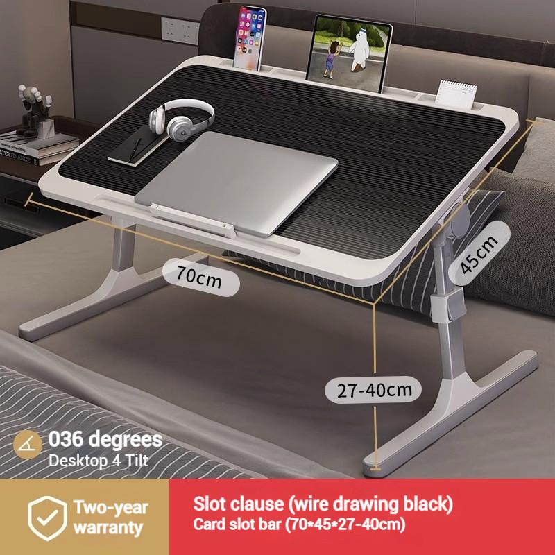 Study Work Multi-purpose Portable Lazy Table Liftable Multifunctional Folding Table Anti-Slip Laptop Bed Desk
