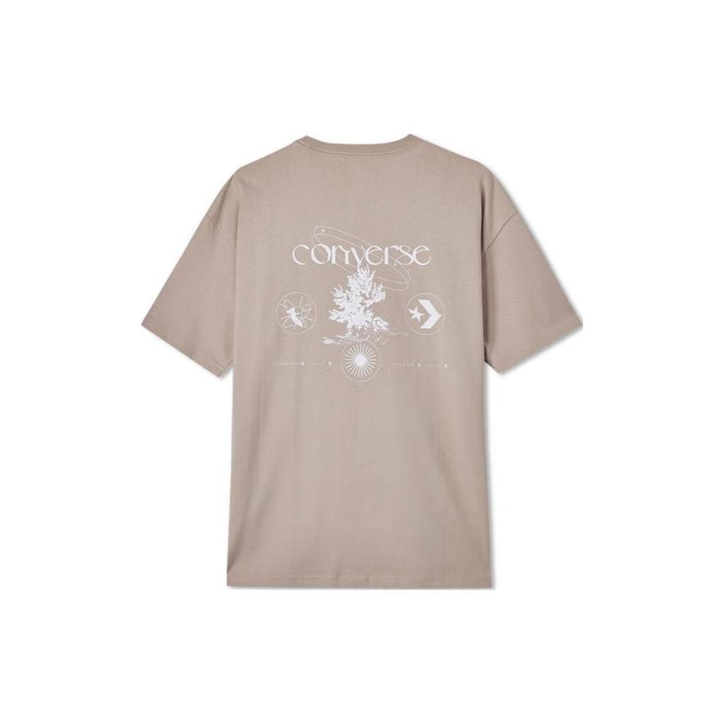 Converse Logo T-Shirt Asia Sizing 'Milk Chocolate' Men's 10024870-A02