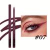 Matte Glitter Waterproof Eyeliner Pencil with Concealer Pen - Fast Dry, Long Lasting, Smooth Application In Blue, Brown, and More