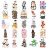 50 Stackable Animal Doodle Stickers – Cute Cartoon Animals for Journals, Water Bottles, and Phone Cases