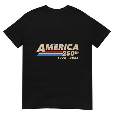 250th Patriotic 250 Year American Anniversary 4th of July T-Shirt