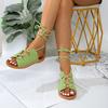 Fashion Women's Fashion Trends Anti-Slip Sandals 2025 Classic Wearing Comfortable Feet Naked Strap Roman Women's Shoes Zapatos De Mujer