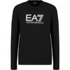EA7 Letter Logo Printed Slim Fit Long Sleeve T-Shirt Men Tops Black 6DPT64-PJVQZ-1200